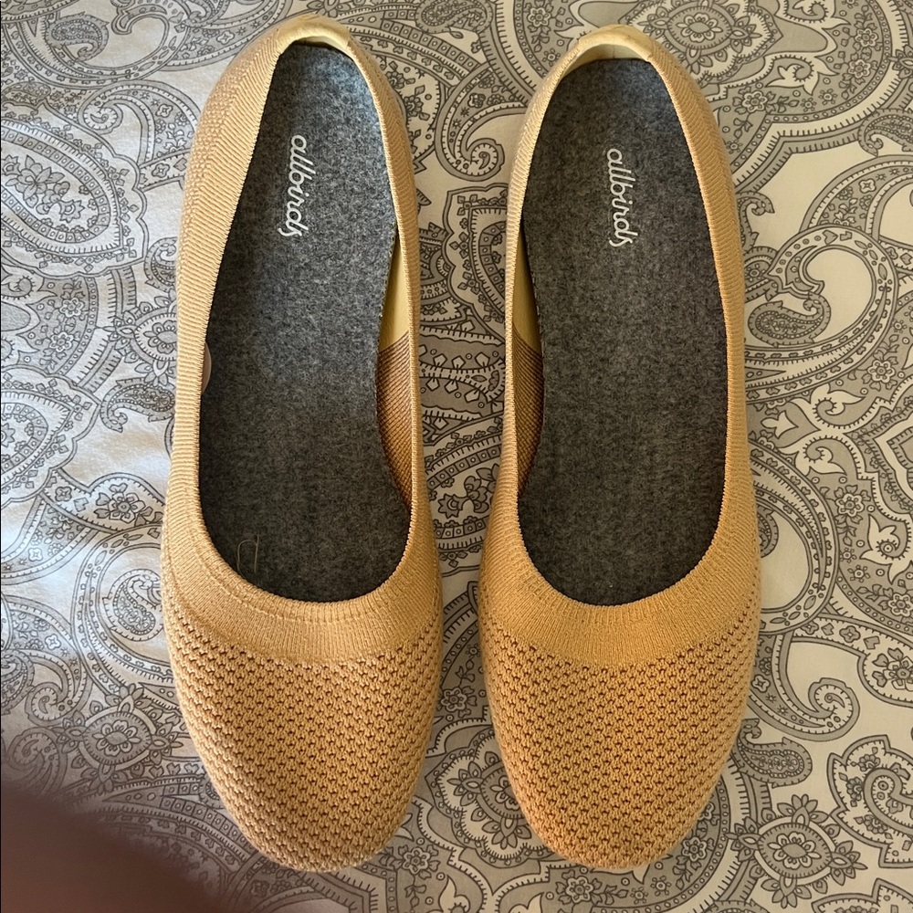 Allbirds Light Brown Knit Slip-Ons